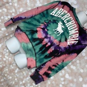 Hi dad green purple and pink Abercrombie sweatshirt